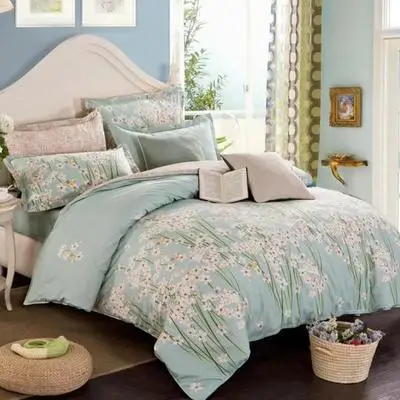 

2017 Fashion Bedding sets 6pcs duvet doona quilt fitted cover ned sheet 100% cotton king queen full twin size bedclothes linens