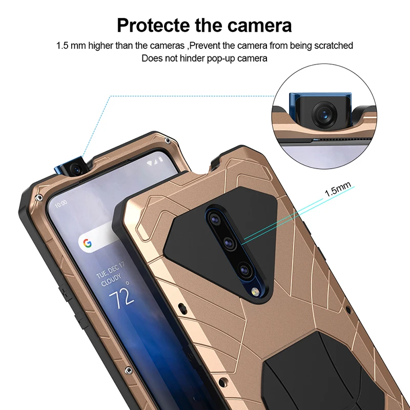 Para oneplus7 7pro caso de telefone proteção