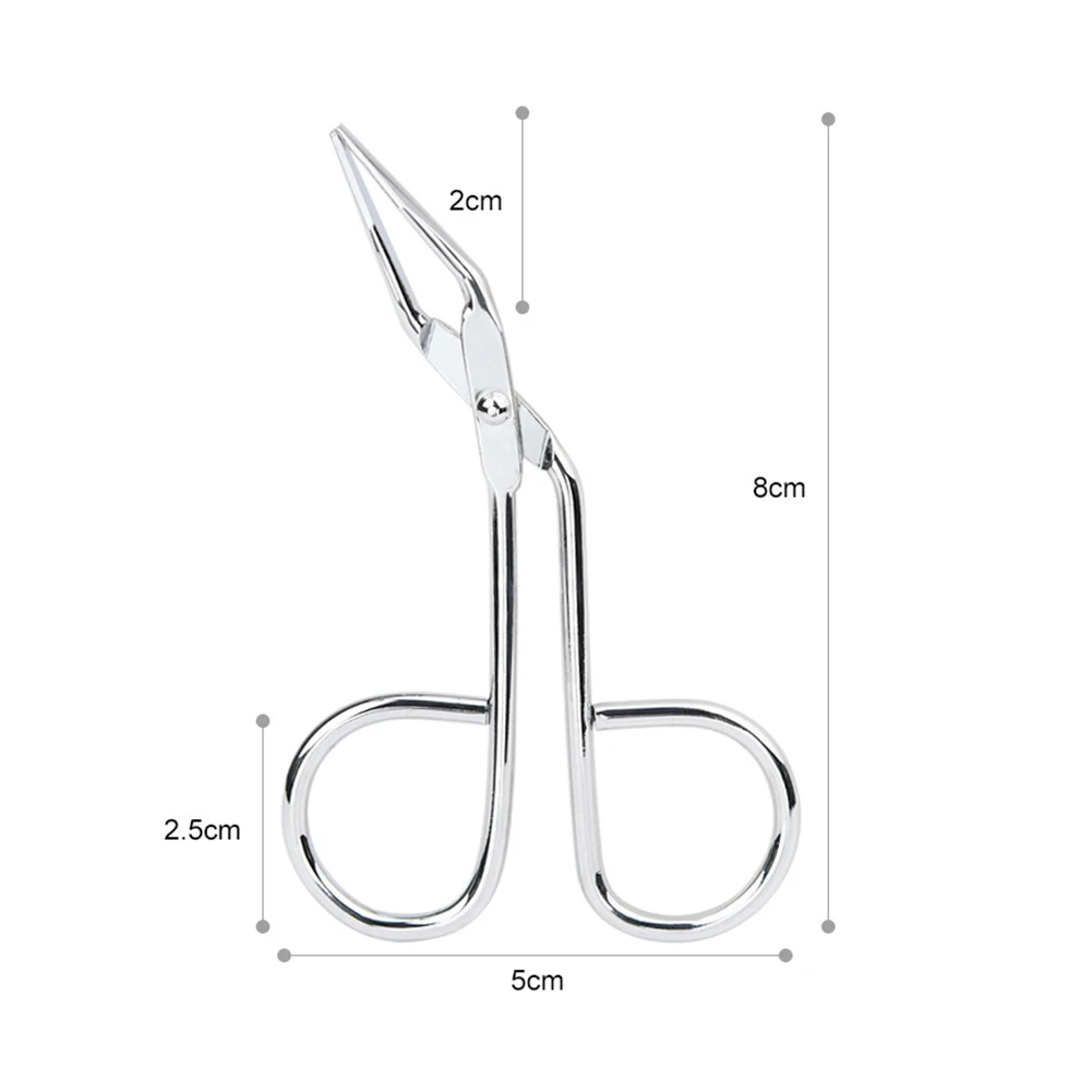 Хромированные плоскогубцы для бровей из нержавеющей стали пинцет для бровей небольшой зажим для бровей инструмент для красоты макияжа