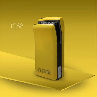 110V Новая струйная сушилка для рук 1000 Вт сушильная машина ручная настенная автоматическая сушилка для рук 110 В/220 В ванная комната струйная воздушная сушилка для рук 1288 серебро/золото - Цвет: 110V