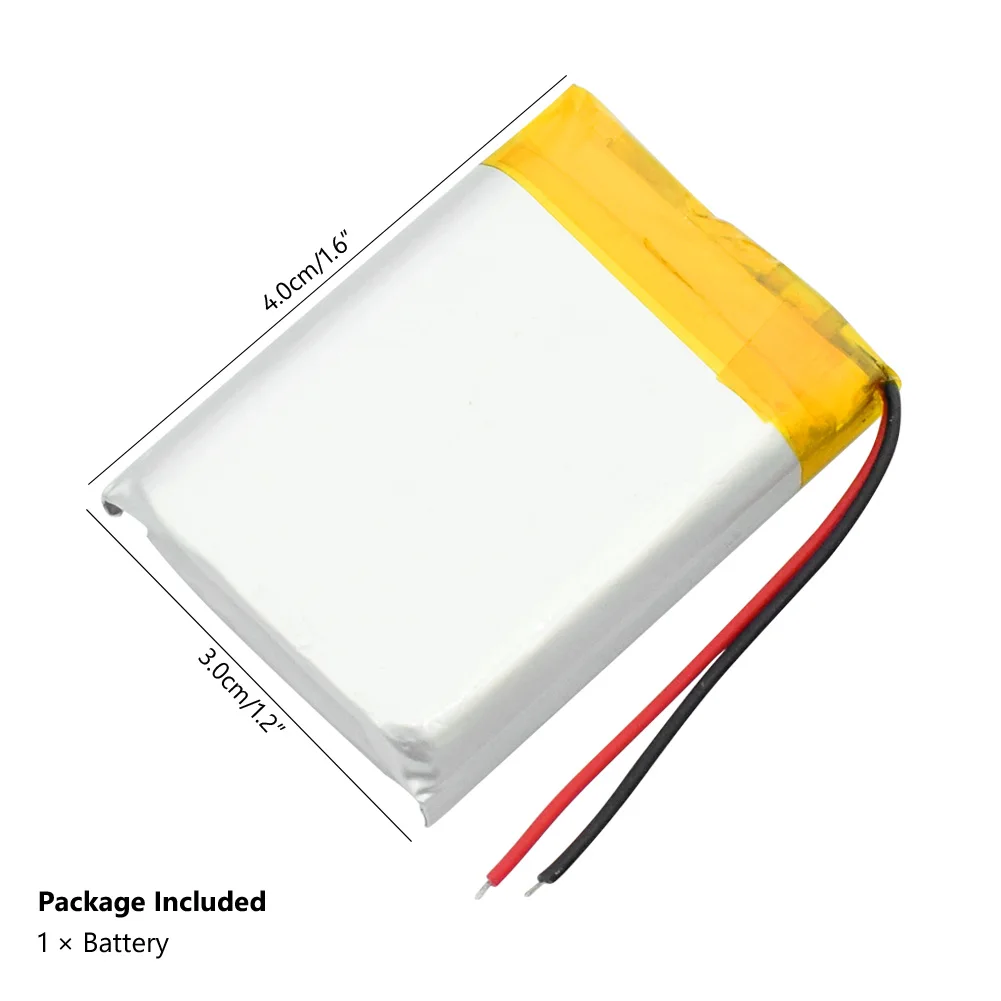 1/2/4 Pcs/lot Tablet PC 3.7V 1000mAh Lipo Lithium Polymer Battery 803040 Rechargeable Battery Pack Cells High Capacity