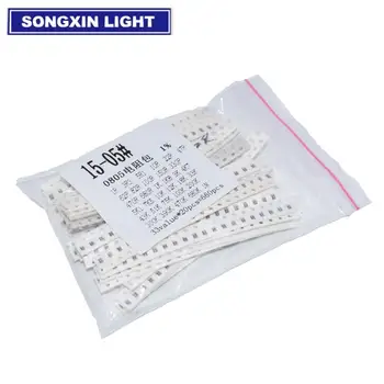 

660pcs 0805 SMD Resistor Kit Assorted Kit 1ohm-1M ohm 1% 33valuesX 20pcs=660pcs Sample Kit