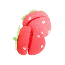 12 шт./компл. губка Клубничные шарики бигуди DIY парикмахерские инструменты QRD88