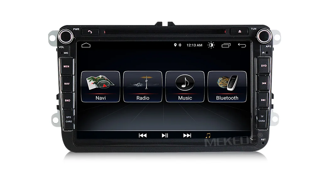 Cheap Android 9.0 quad core 1024*600 car dvd player for skoda VWPOLO GOLF 5 6 PASSAT CC TIGUAN TOURAN Fabia Caddy free shipping 13