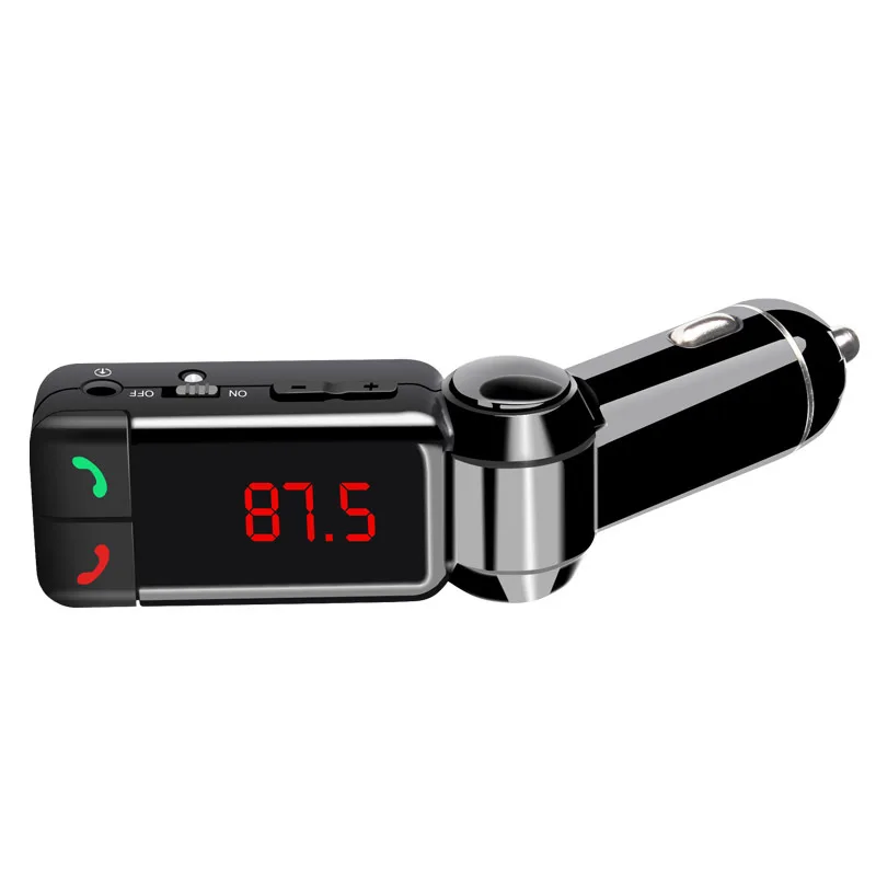 Отображение времени многофункциональное Беспроводное зарядное устройство Bluetooth автомобильный комплект MP3 плеер SD USB lcd FM автомобильные аксессуары