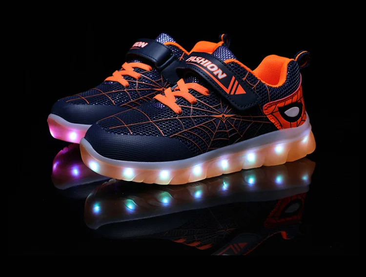 children's shoes for sale Green Pink USB New Charging Basket Led Children Shoes With Light Up Kids Casual Boys&Girls Luminous Sneakers Glowing Shoe enfant best children's shoes