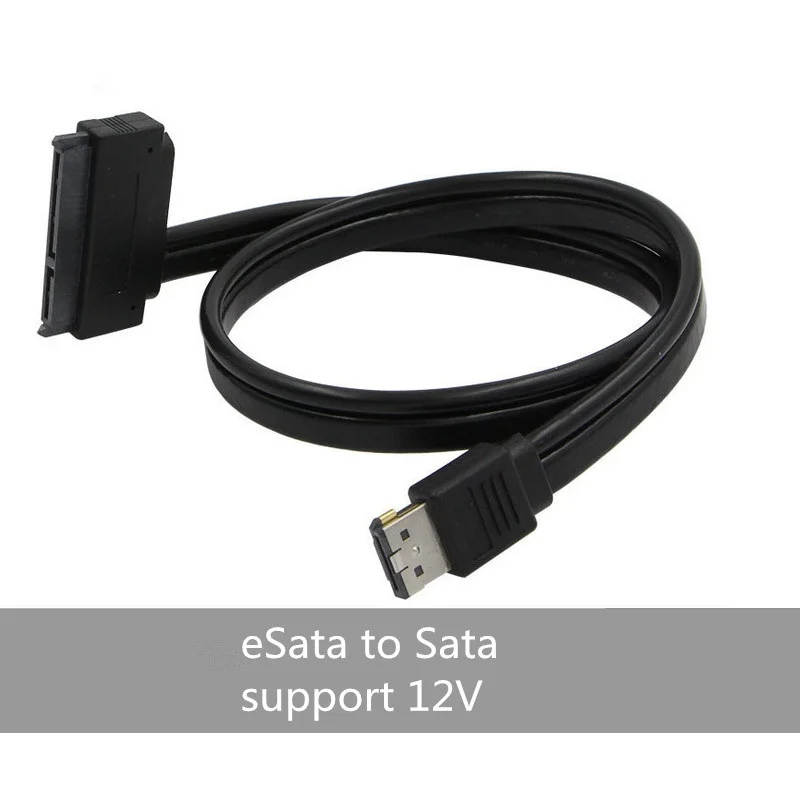 Eunaimee двойной мощность eSATA USB В 12 В 5 в Combo к 22Pin SATA жесткий диск кабель 50 см 19,7 дюймов 1.64ft esata к sata