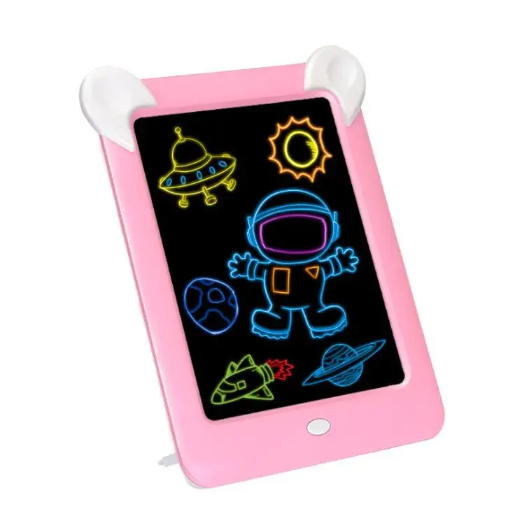 Drawing Handwriting Pad 3D Magic Drawing Pad LED Writing Board Luminous Drawing Board Children's Puzzle Brain Development Toy 8