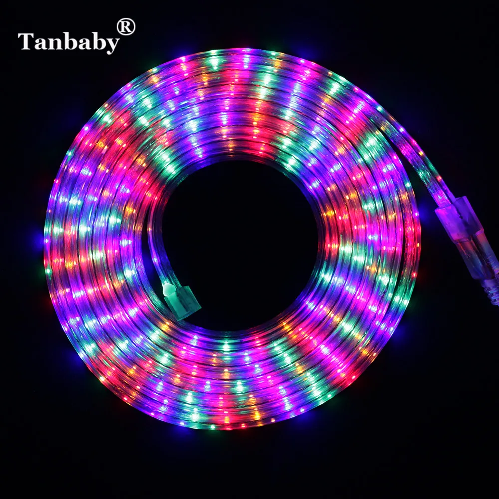 cheap SMD3014 led strip Colorful 72LED M Multicolor AC220V 1M 5M 20M outdoor waterproof IP67 Flexible LED Tape Ribbon light