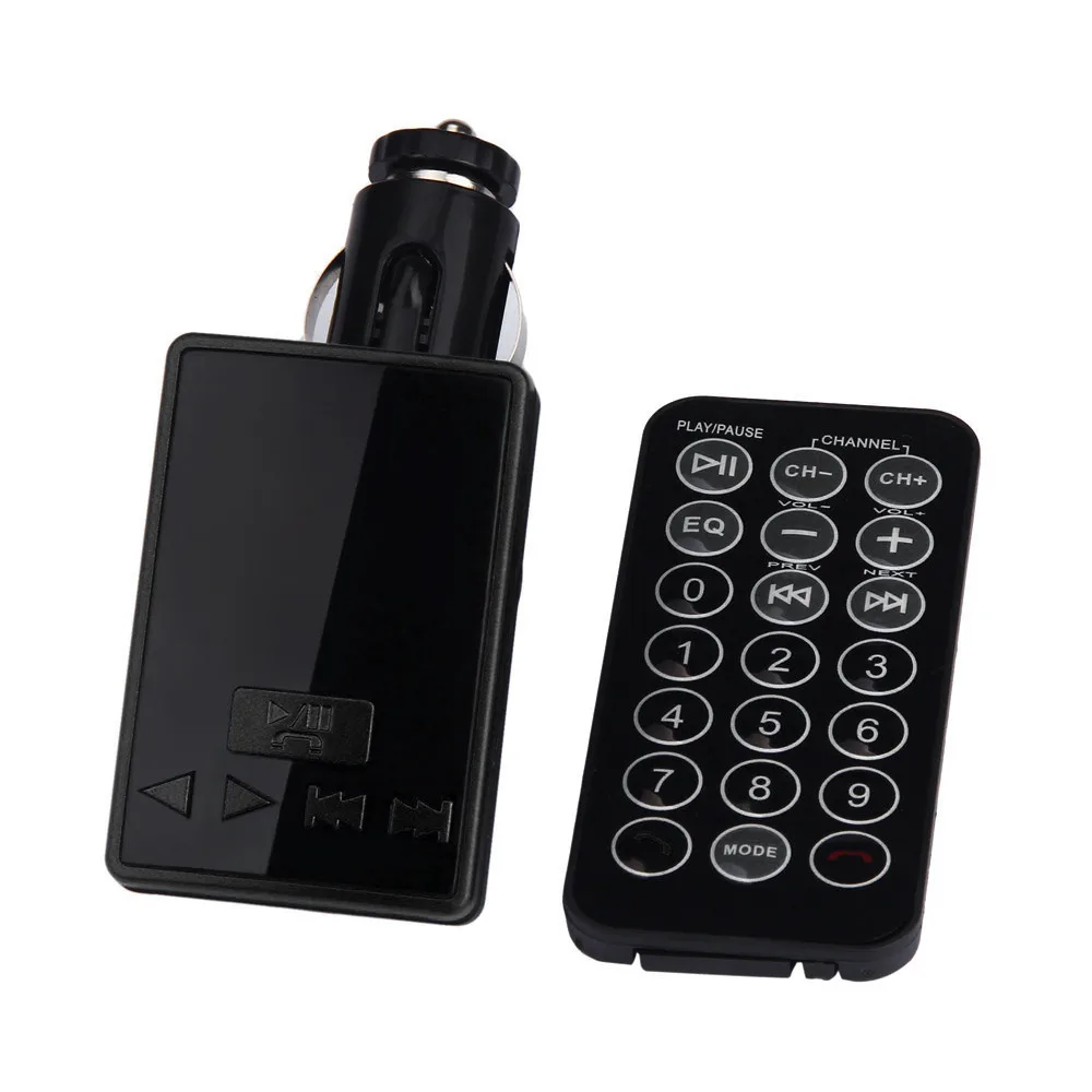 S6 BT USB Charger LCD Car Kit MP3 Bluetooth FM Transmitter Car remote control With Hands-Free