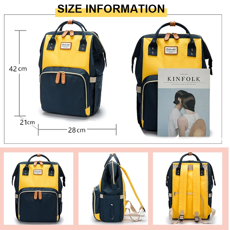 2019 New Baby Care Diaper Bag Travel Mummy Maternity Backpack For Baby Stroller Organizer Nappy Changing Bags Mother Bag  (14)