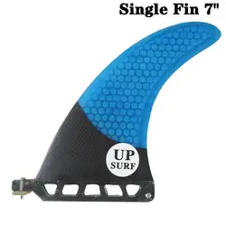 UP-Surf 7 дюймов Fin стекловолокно доска для серфинга 7 длина зеленый/красный/белый/синий цвет плавник в серфинге длинные плавники
