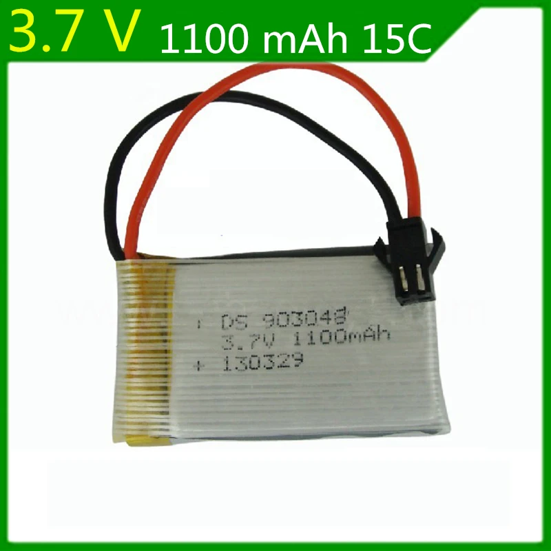3.7V 1100mAH lipo battery remote control helicopter aircraft batteries