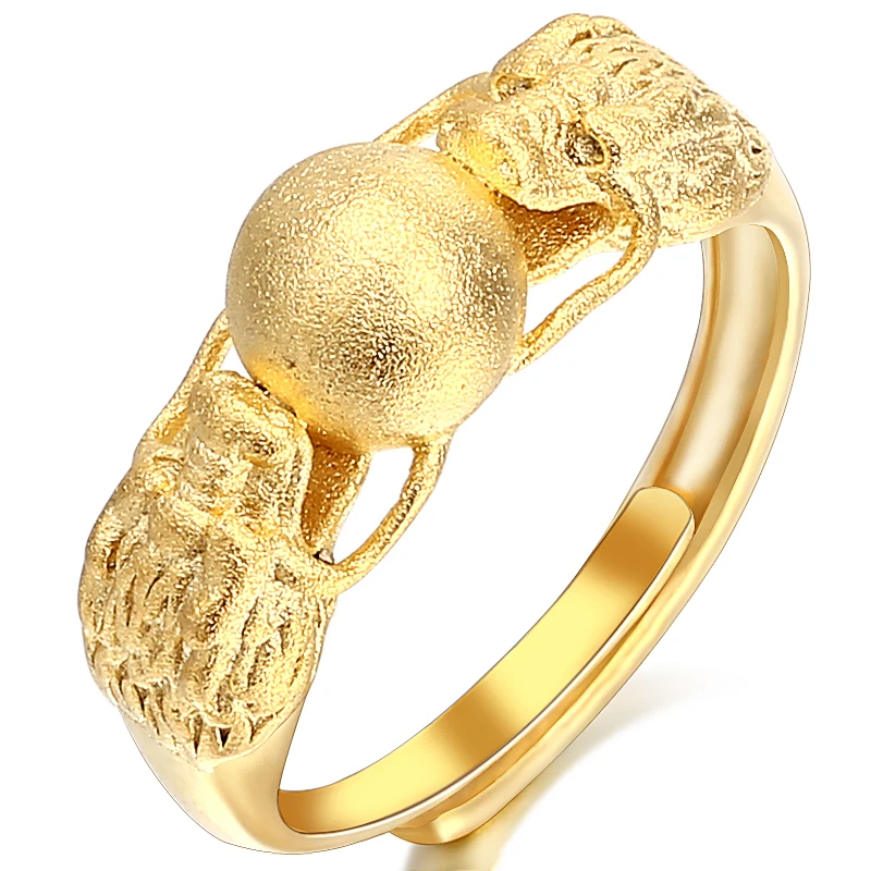 

Punk Male Gold Color Dragon Ring for Men Lucky Gift Droshipping