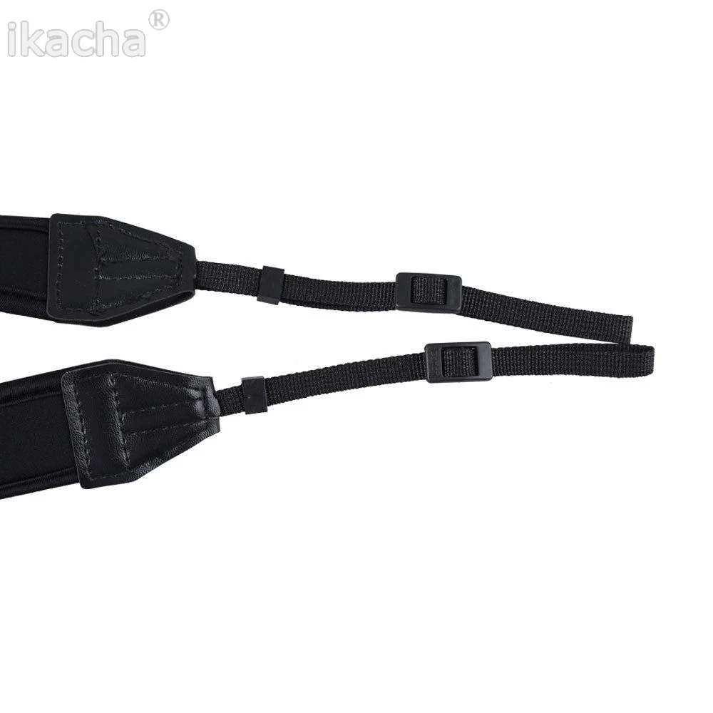 Black Adjusted Neoprene Neck Strap Belt for Canon for Nikon for Sony for Pentax DSLR Camera (1)