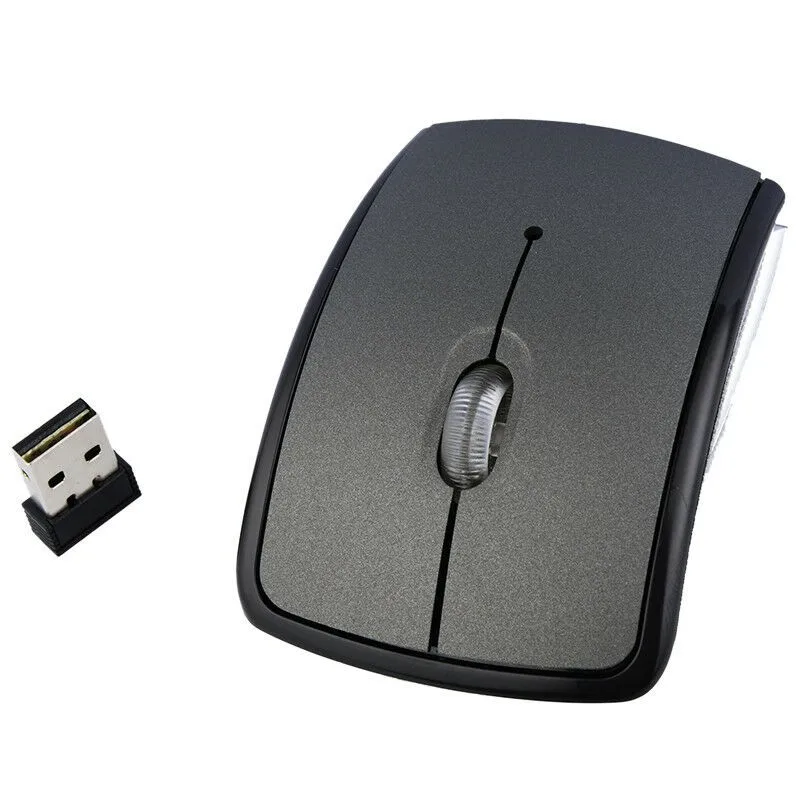 

2.4GHz1600DPI Wireless Mouse Foldable Computer PC Mouse Folding Mouse/Mice With USB 2.0 Receiver For Desktop Laptop