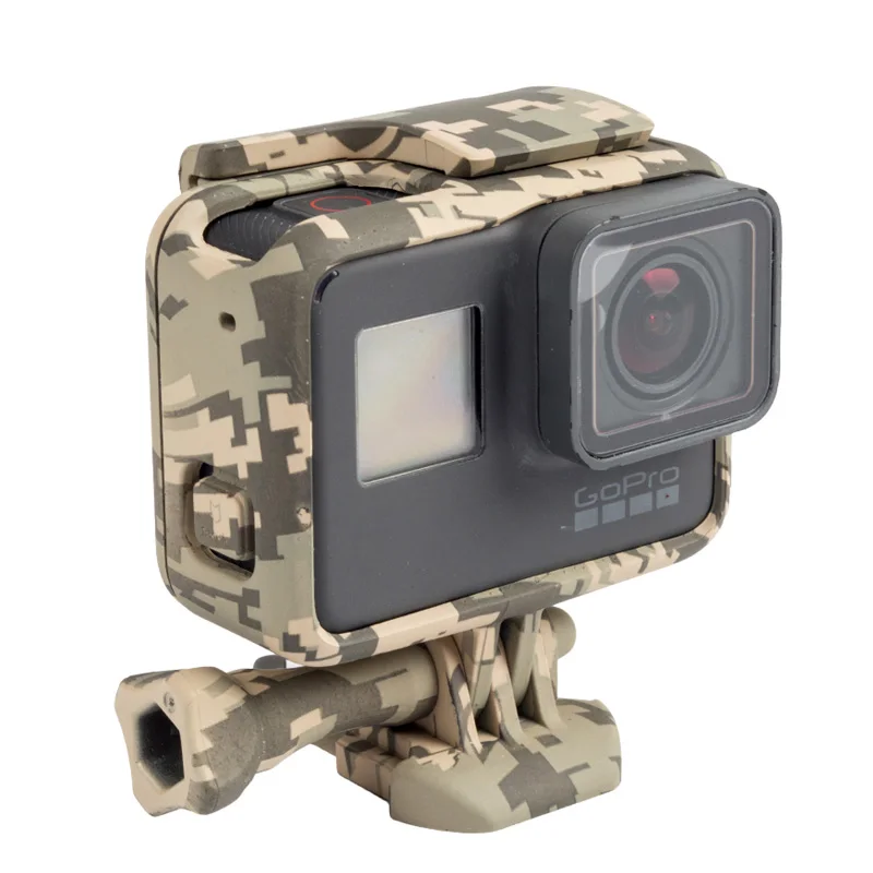 

Protective Housing Frame For GoPro hero7 Hero6 Hero5 Sports Camera Drop-proof Cooling Camouflage Case For Gopro 5 Accessories