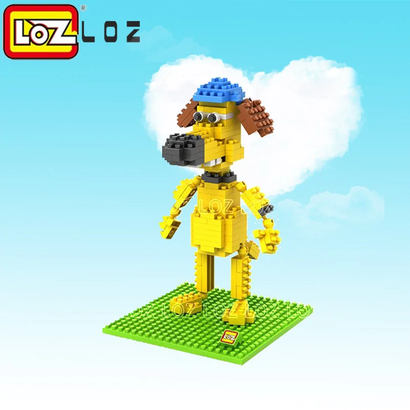 LOZ Blocks, алмазные строительные блоки, игрушки, фигурка овечки, 3D кирпичи, викторина, подарок, игрушка, частицы, собранные блоки для детей - Цвет: without box
