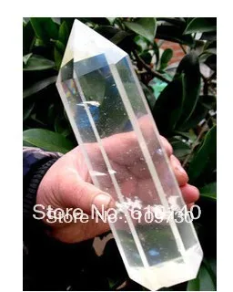 

free shipping 00243 CLEAR PHANTOM QUARTZ POINT Crystal Healing