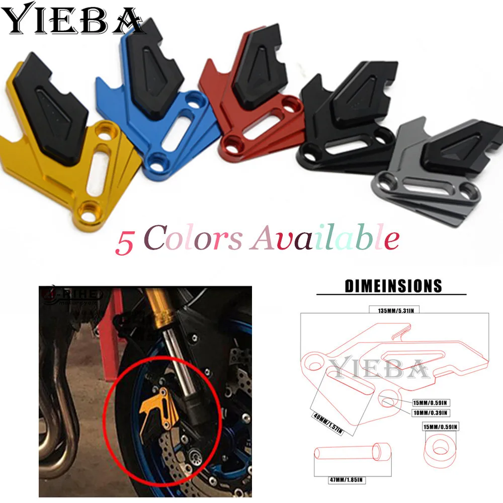 

For KAWASAKI Z800 Z800E Z 800 2013 2014 2015 2016 Motorcycle CNC Front Brake Disc Caliper Brakecaliper Guard Protector Cover