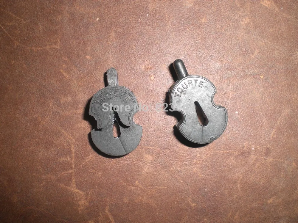 

100 Violin mute (TOURTE) black color violin practice rubber mute