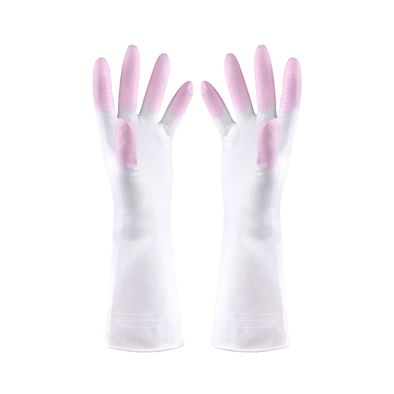 Long Sleeve Rubber Glove Waterproof Home Household Duties Gloves