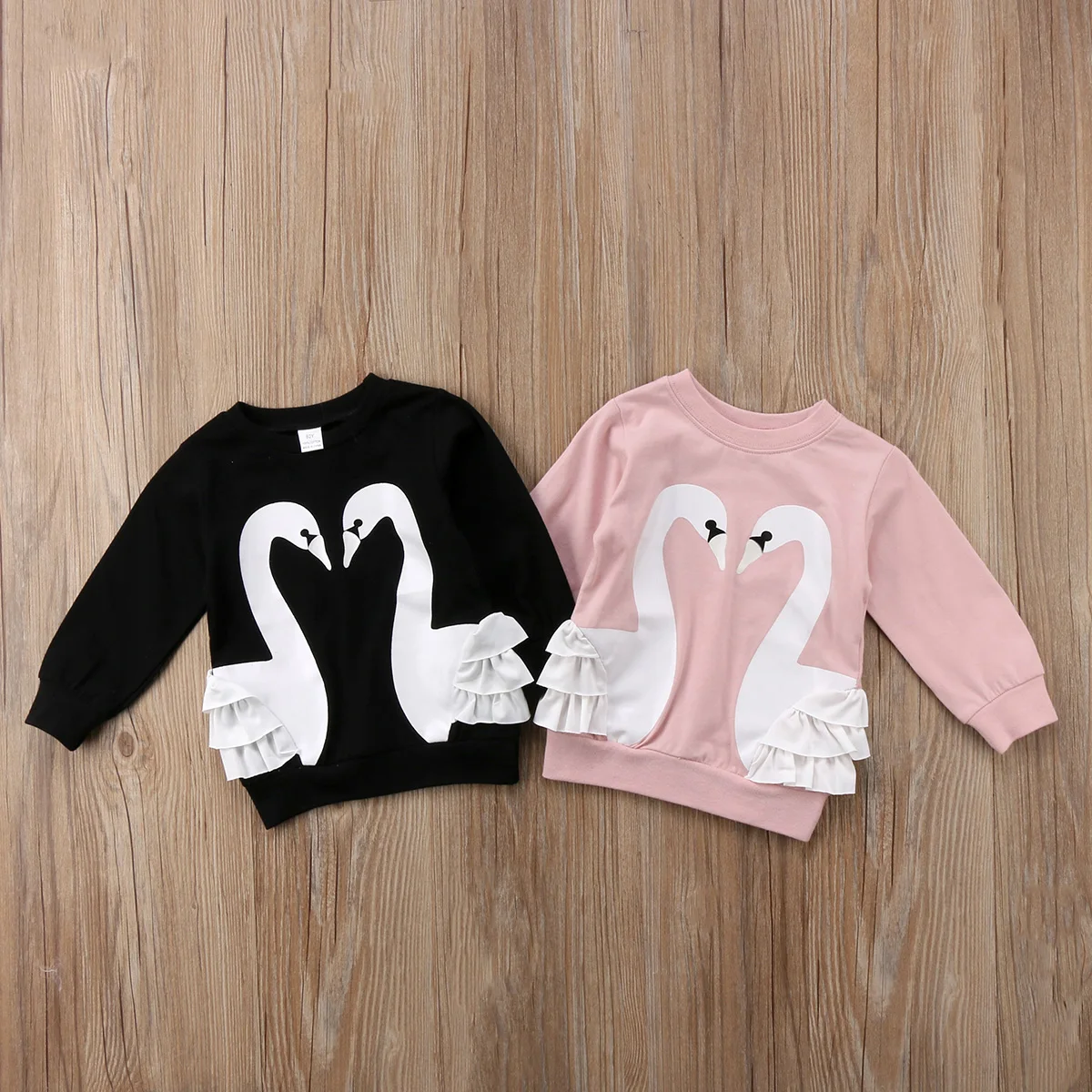Toddler Kid Baby Girl Cotton Cartoon Long Sleeve Lace T-shirt Top Sweatshirt Pullover Toddler Kid Baby Girl Cotton Cartoon Long Sleeve Lace T-shirt Top Sweatshirt Pullover