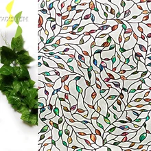 60*400 см 3D оконные пленки уединение пленка статический декоративный лист пленка не клейкая термоконтроль анти УФ для дома Балкон Ванная комната