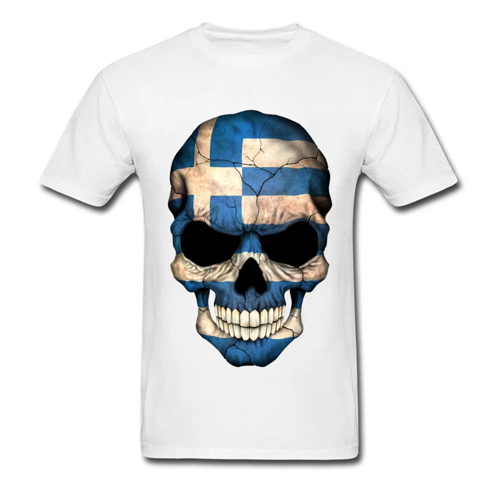 Рубашки мужские с принтом греческого флага черепа 3D дизайн 2018|men t-shirt|t-shirt blackdesigner