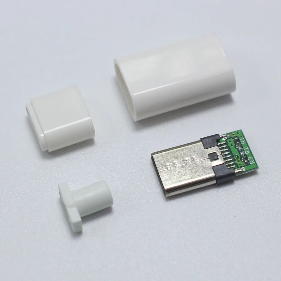 NinthQua 1 комплект USB 3 Тип C штекер типа сварочный 4 в PCB разъем для Apple iPhone 5 ipad и т.