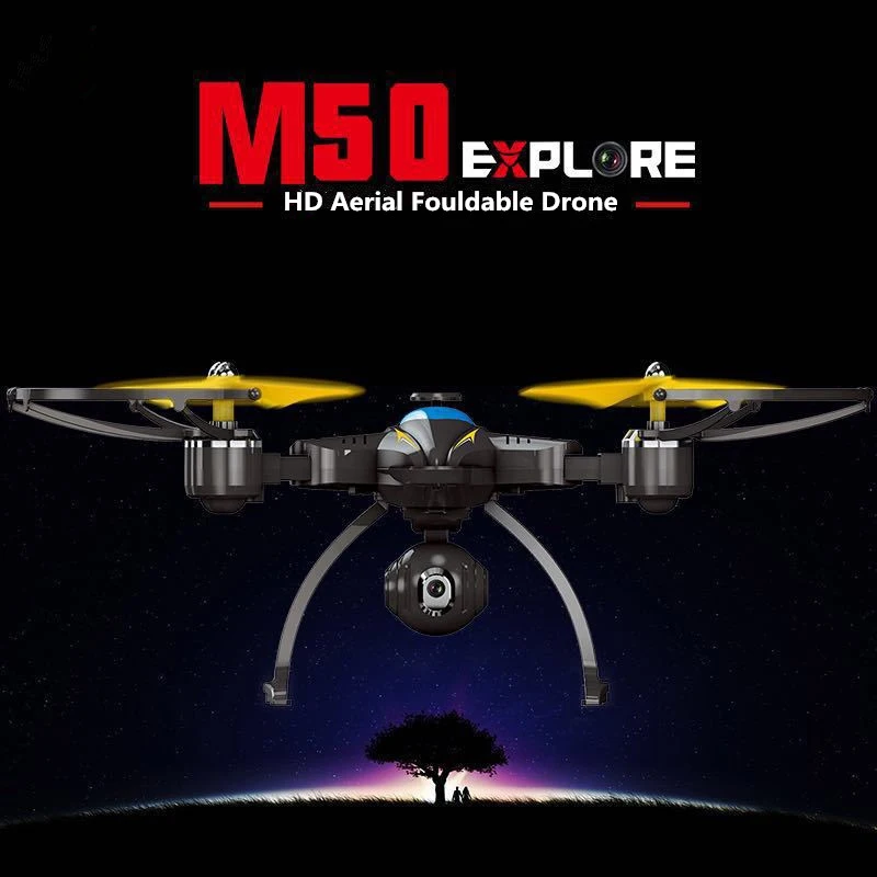 Professional foldable WIFI FPV RC Drone M50 hovering Wifi Real time Transmission font b SmartPhone b