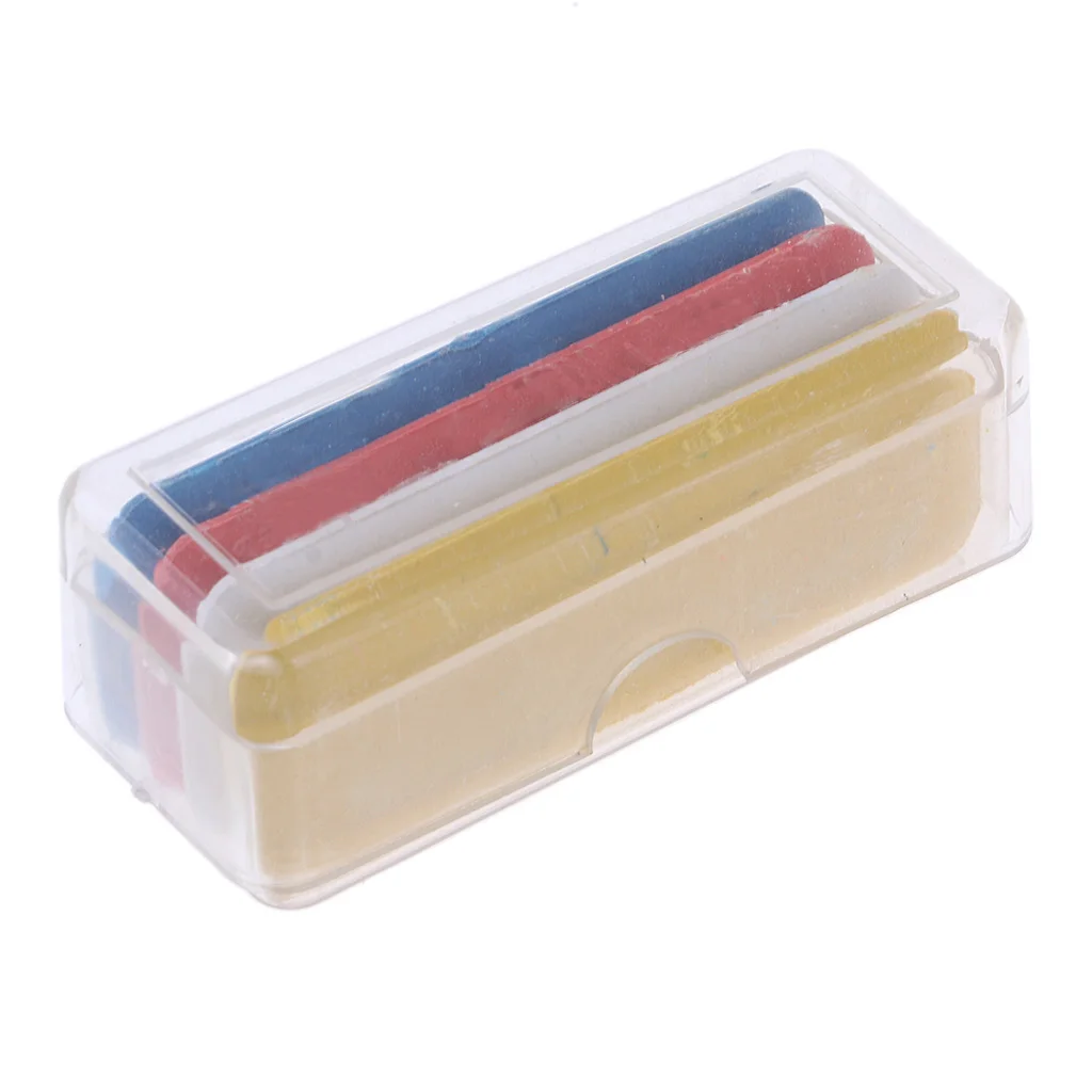 4 Pieces Erasable Colorful Fabric Chalk Tailor DIY Crafting Making Clothes Sewing Tools | Дом и сад