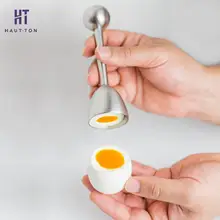 1 шт. сталь кипятильный для удаления верхушки яйца в виде ракушки Топ резак открывашка Кухня Яйцо приготовленное яйцо нож