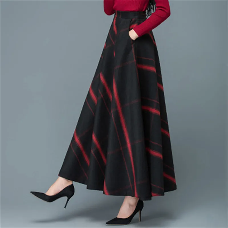 Black red big Plaid