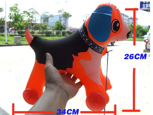 

Inflatables Children's Inflatable Toys Hand Furs Farrowed Dog Toy Pvc 2-15 Years Birthday Party Gifts Popular Children Presents