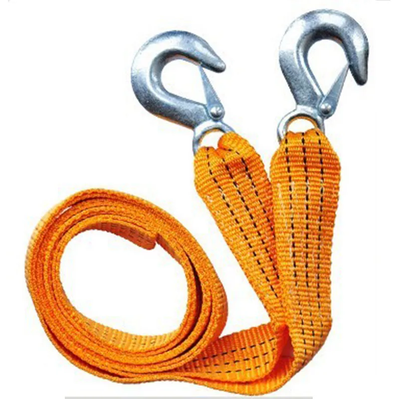 مقطورة سيارة حبل 3 ميرا حزام السيارة سماكة حبل الجر ، الانقاذ حبل ، عبر البلاد لوازم السيارات.