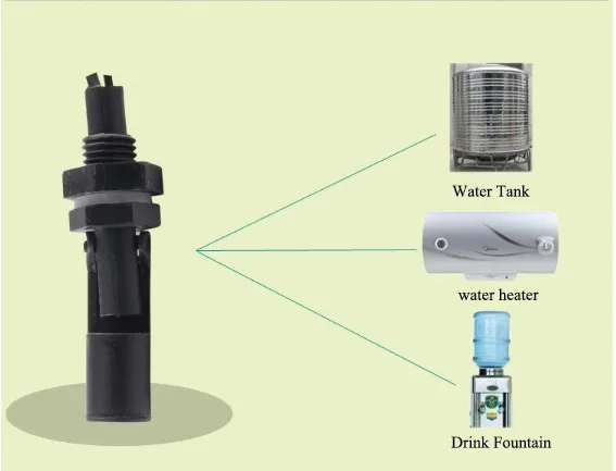 Высокое качество Безопасный бак жидкости Float уровня воды Сенсор Боковое крепление Поплавковый выключатель 220 V M16* 2,0 мм ZPC5 1A1