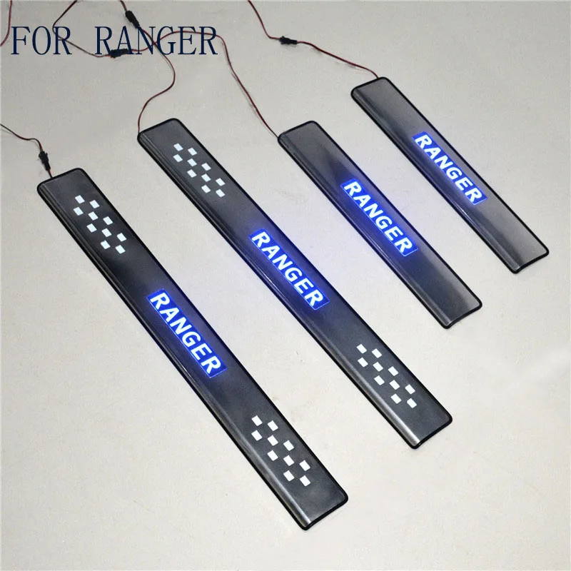 

Car-styling accessories LED Door Sill Scuff Plate Welcome Pedal fit for FORD RANGER 2012-2017 T6 T7 XLT
