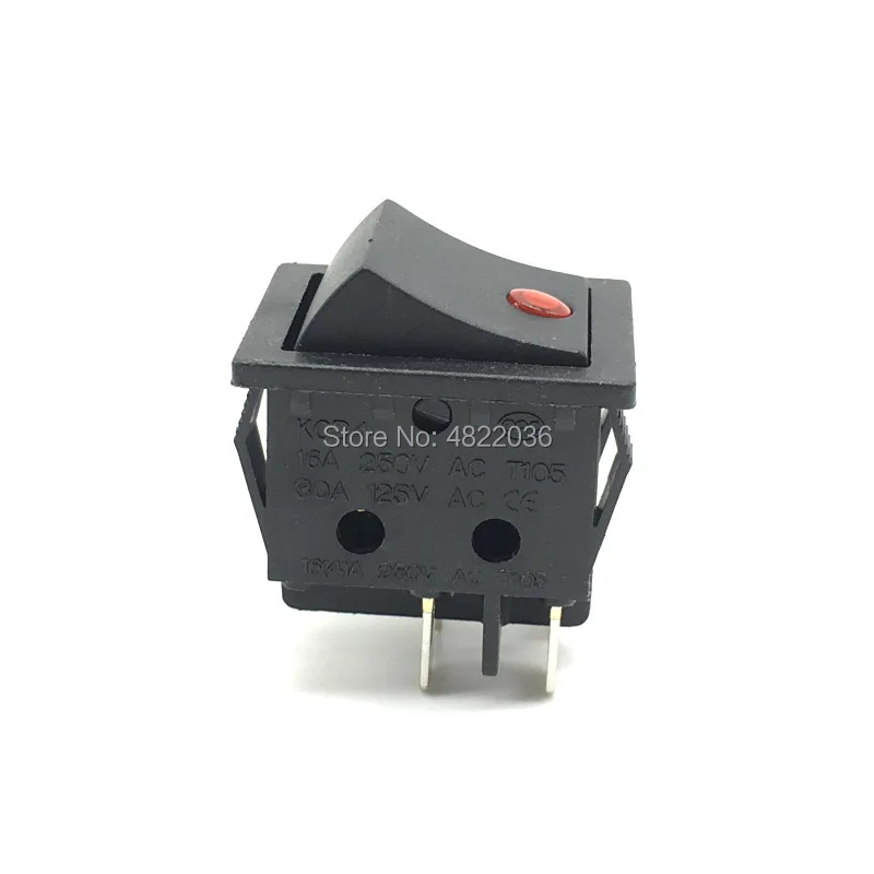 Выключатель KCD4 1 шт. 4 контактный 2 позиционный вкл. ВЫКЛ. 16A 250VAC 20A 125VAC светильник с