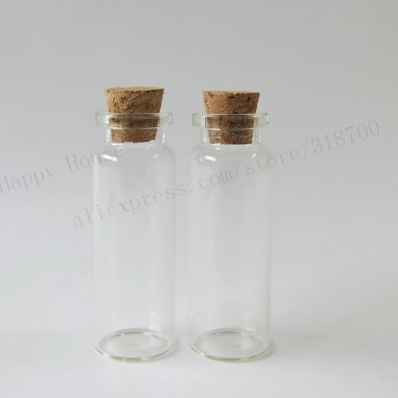 360x15 мл стеклянная бутылка с деревянной пробки, ясный цвет, обжимной шеи, стеклянный контейнер, декоративные бутылки, ремесла бутылка