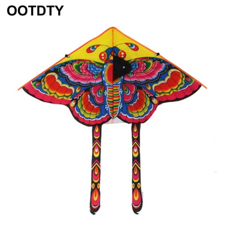 

New Colorful Butterfly Kite Outdoor Kites Flying Toys Kite For Children Kids Without line