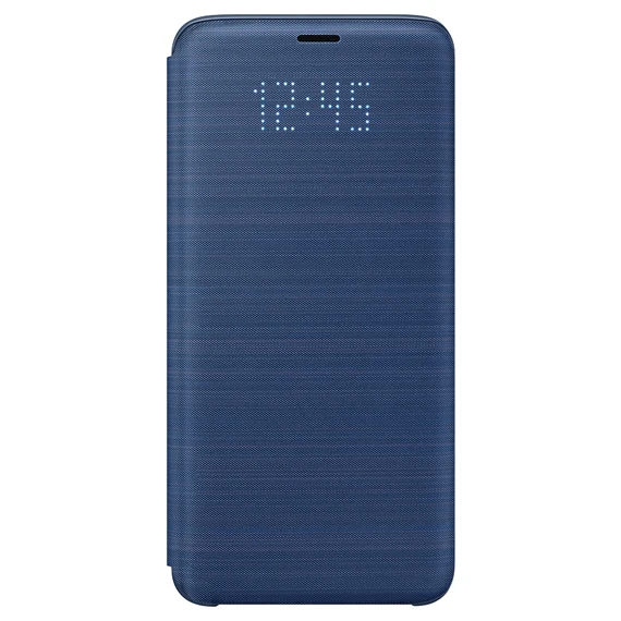 Светодиодный Чехол samsung Smart Cover чехол для телефона samsung Galaxy S9 G9600 S9+ S9 Plus G9650 S9Plus - Цвет: Blue