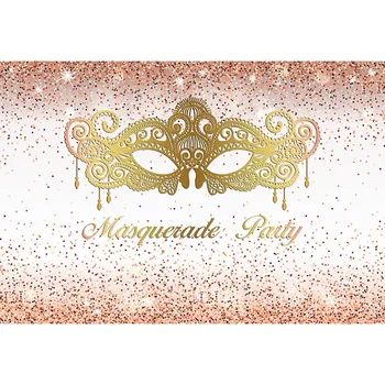 

Photography Background Golden Mask Backdrop For Masquerade Party Youtube Videos Photo Studio Custom Club Party Backgrounds Prop