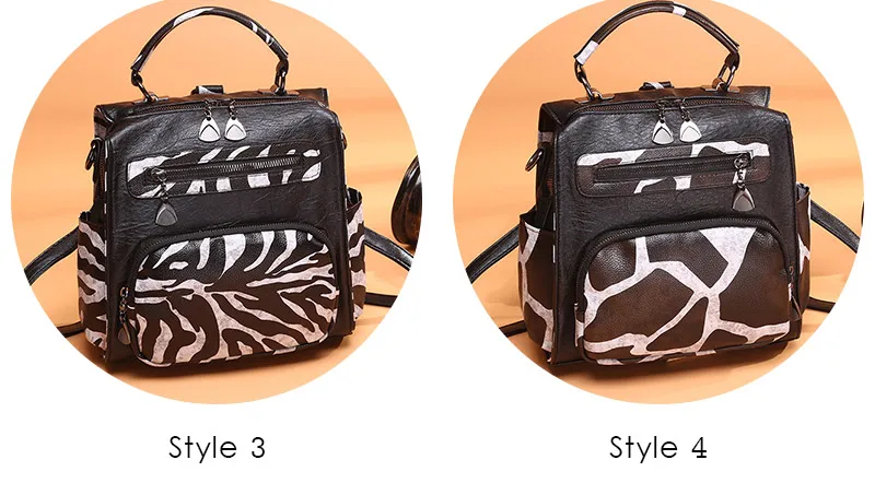 women leopard print backpack shoulder bag women school bag for teenager girls backpacks_06