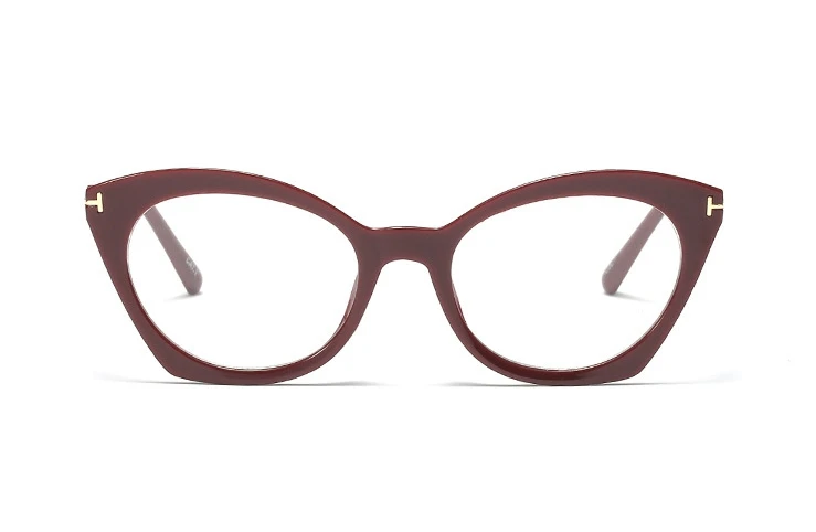 Кошачий глаз очки оправа для мужчин и женщин Оптические модные компьютерные очки 45761