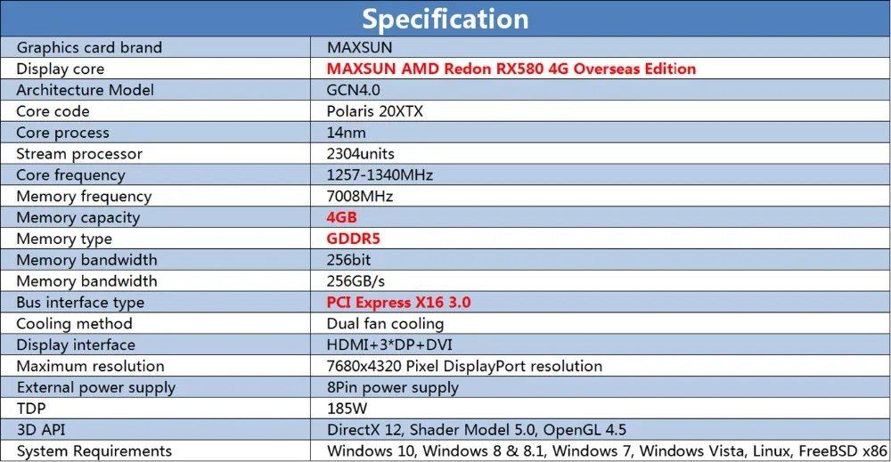 RX580 4G_