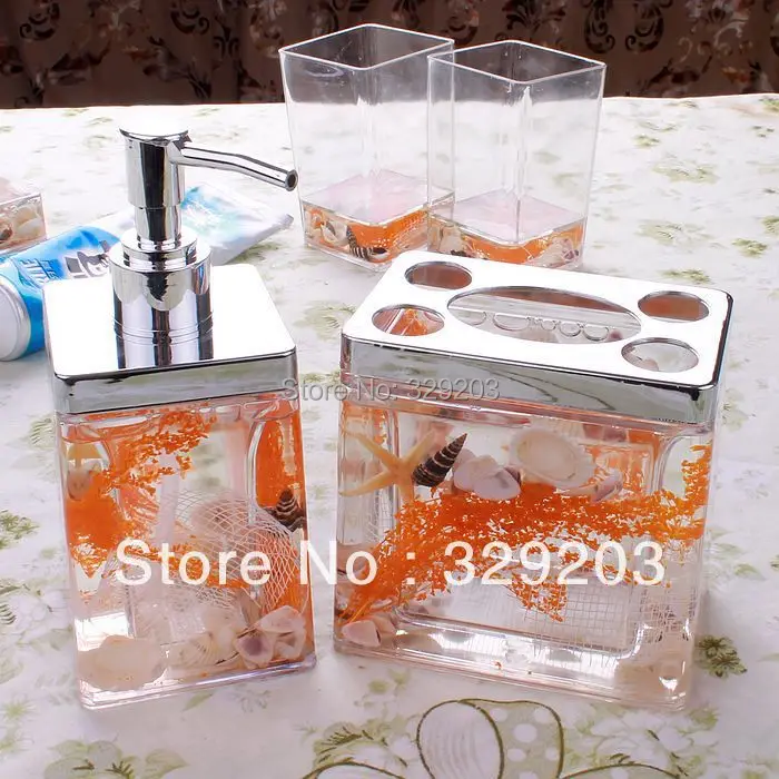 Hot Multicolor Bathroom Set Acrylic 5 Pcs 1 Home Decoration Multicolor Bathroom Set Acrylic 5 Pcs 1 Home Decoration Accessories Free Shipping In Sets From Garden On