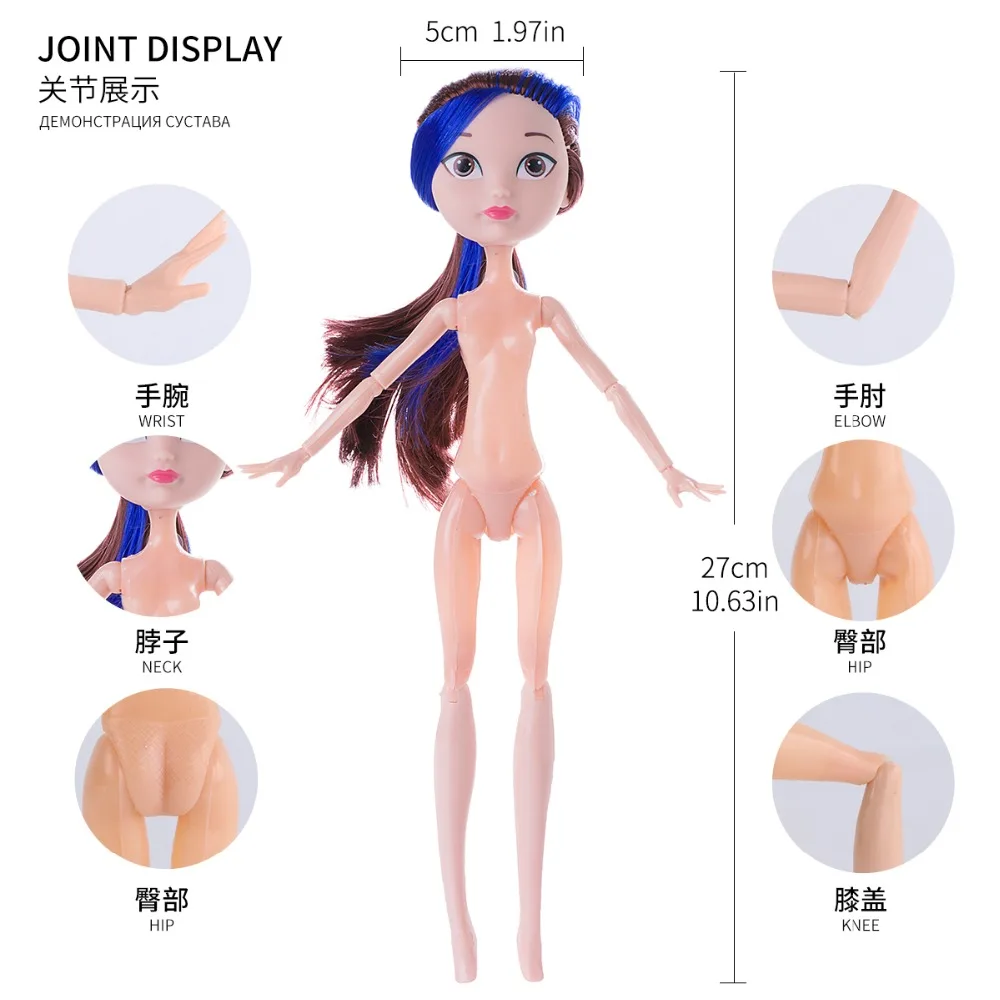 4pcs/lot joint Fairy Patrol High Doll 27cm MAWA BAPR Girls Toys Body Fashion Dolls Toys Best Gift Monster Fun