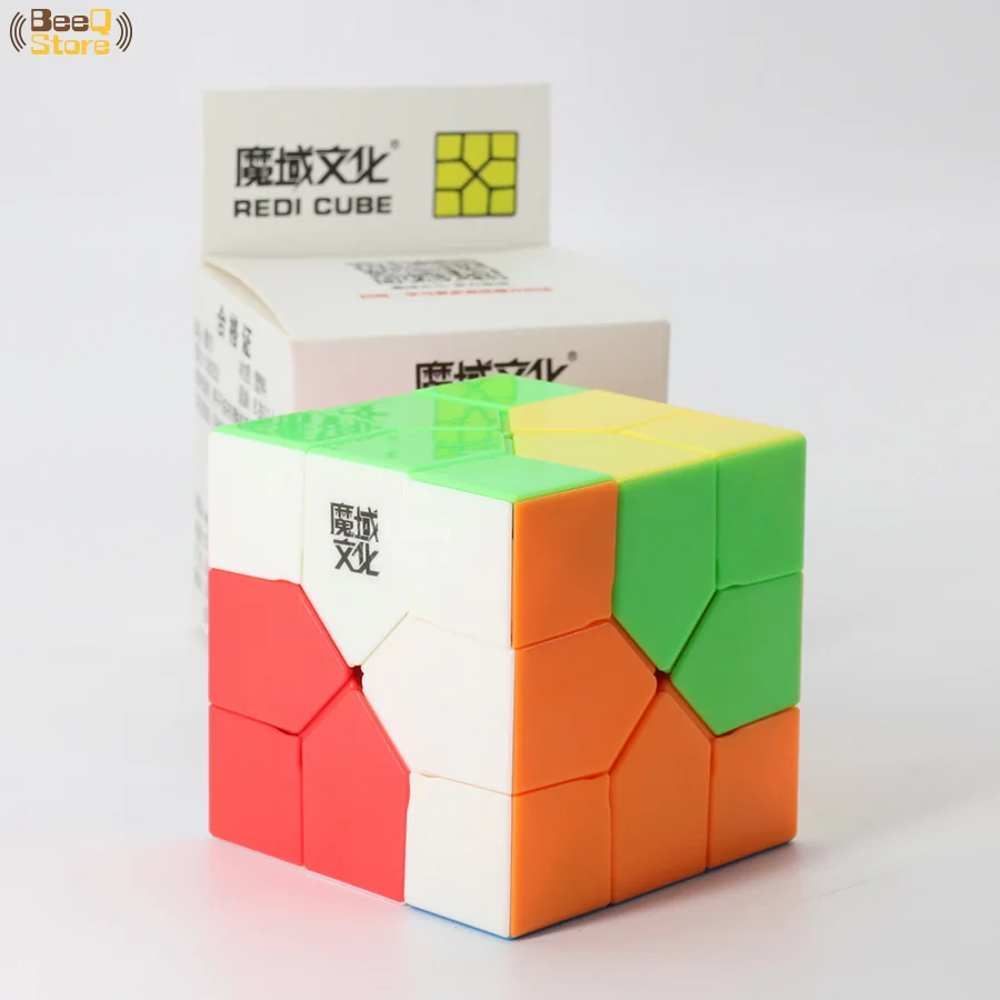 Moyu Yuhu реди Cube Magic Cube Stickerless 3x3 Цветной корпус головоломка Профессиональный Треугольники Форма Cubo Magico развивающие