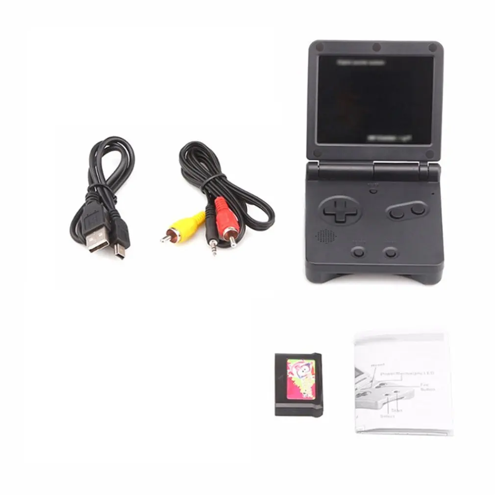 

32-bit Game Console Flip-top Game Console Wireless Black Usb Lite Entry Level Present Have Fun Children